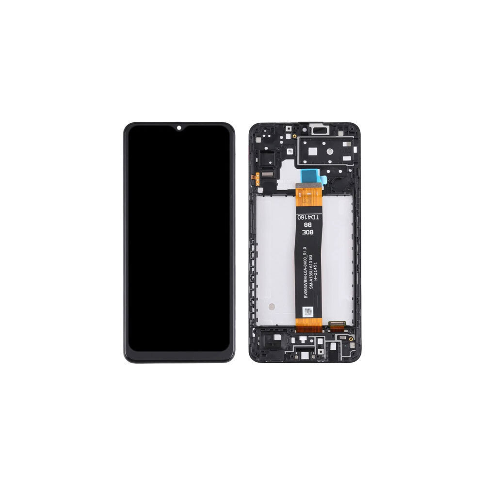 OEM Οθόνη LCD και Μηχανισμός Αφής Samsung Galaxy A13 5G A136F Black Με Frame