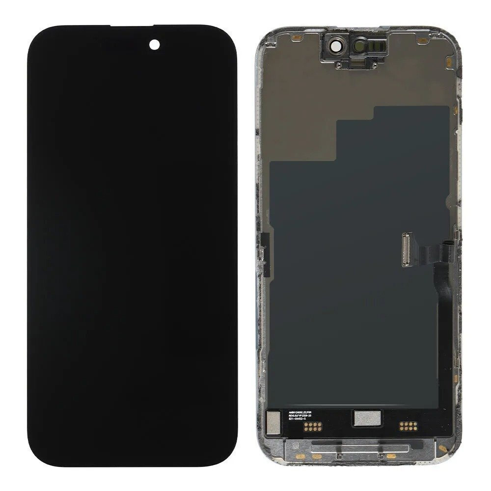 OEM Οθόνη GX Hard OLED και Digitizer Οθόνη και Μηχανισμός Αφής για iPhone 15 Pro Black
