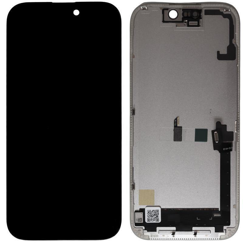OEM Οθόνη Hard OLED DD και Digitizer Οθόνη και Μηχανισμός Αφής για iPhone 17 Black