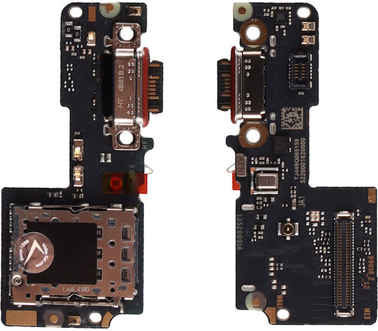 Γνήσιο Xiaomi Πλακετάκι Φόρτισης και Μικροφώνου με SIM Reader για Redmi 14 Pro 5G (Service Pack) 56002600O1600